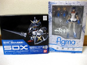 SDX 騎士ガンダムとFigma 呂蒙